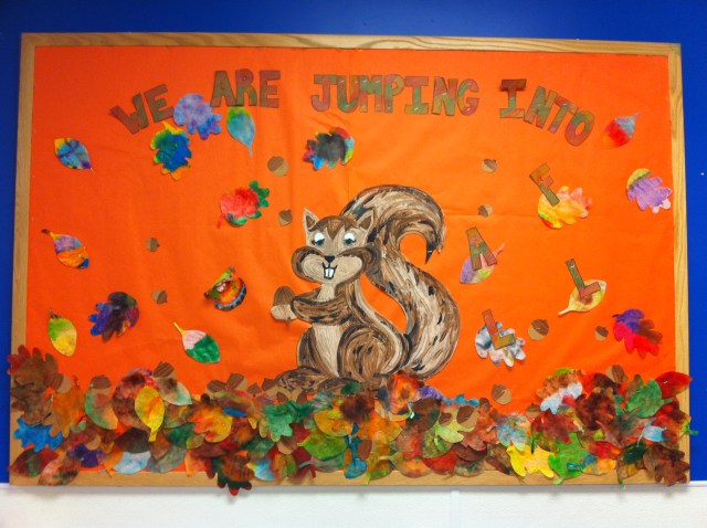 fall bulletin board