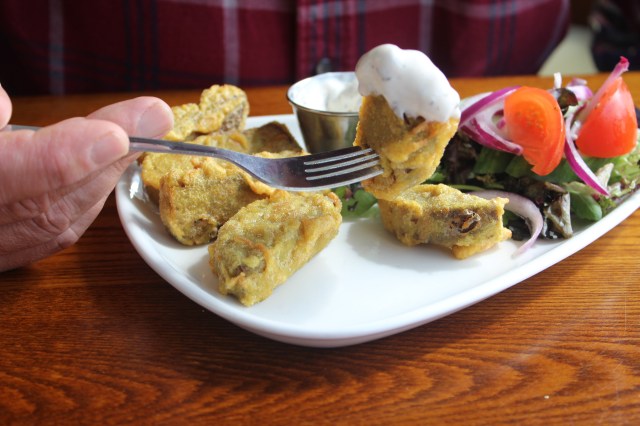 deep fried curry haggis samosas